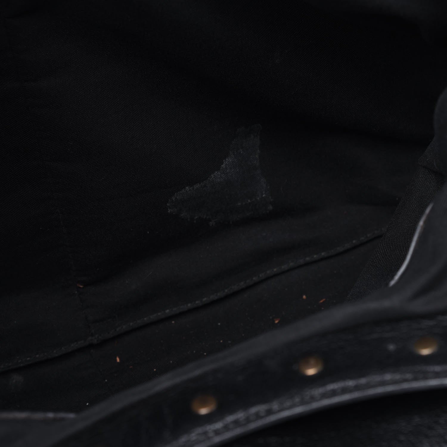 Gucci Calfskin Bamboo Top Handle Bag Black 6 of 7