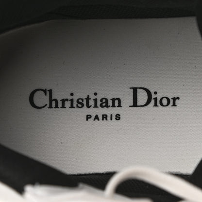 Christian Dior Nylon Fabric Womens D-Player High Top Sneakers 40.5 White Black 7 of 9