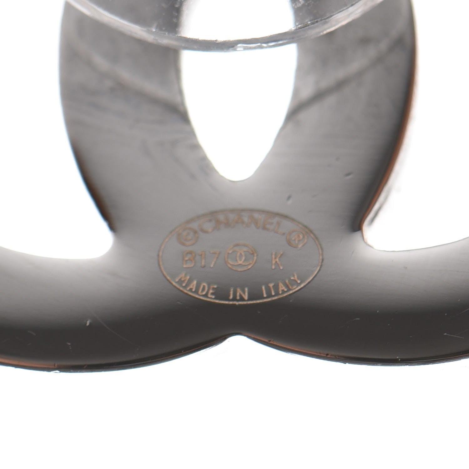 Chanel Iridescent Crystal CC Earrings Multicolor 3 of 4