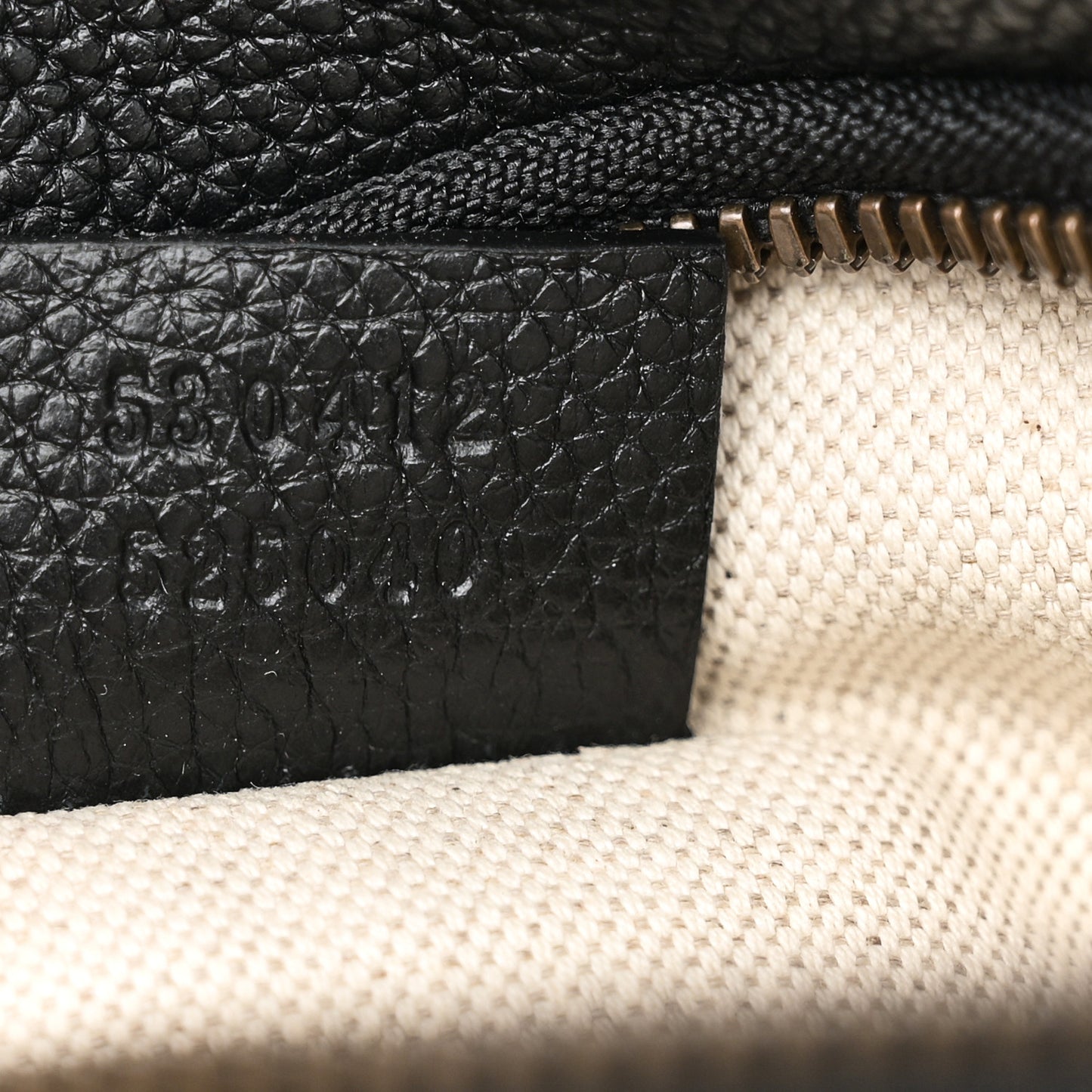 Grained Calfskin Logo Belt Bag Black