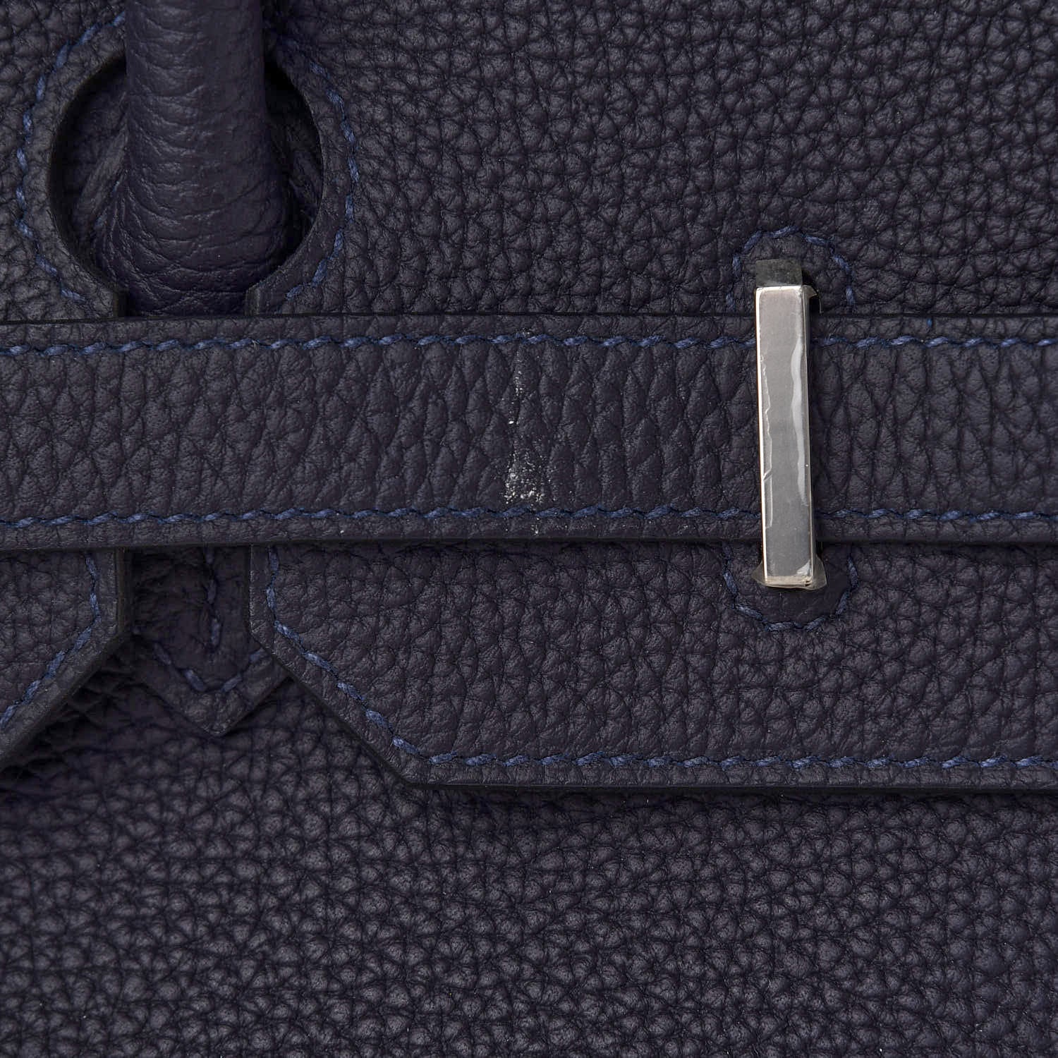 Hermes Togo Swift Officier Birkin 35 Bleu Nuit Vert Cypress 13 of 13