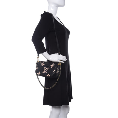 Louis Vuitton Empreinte Monogram Giant Multi Pochette Accessories Black Beige 2 of 9