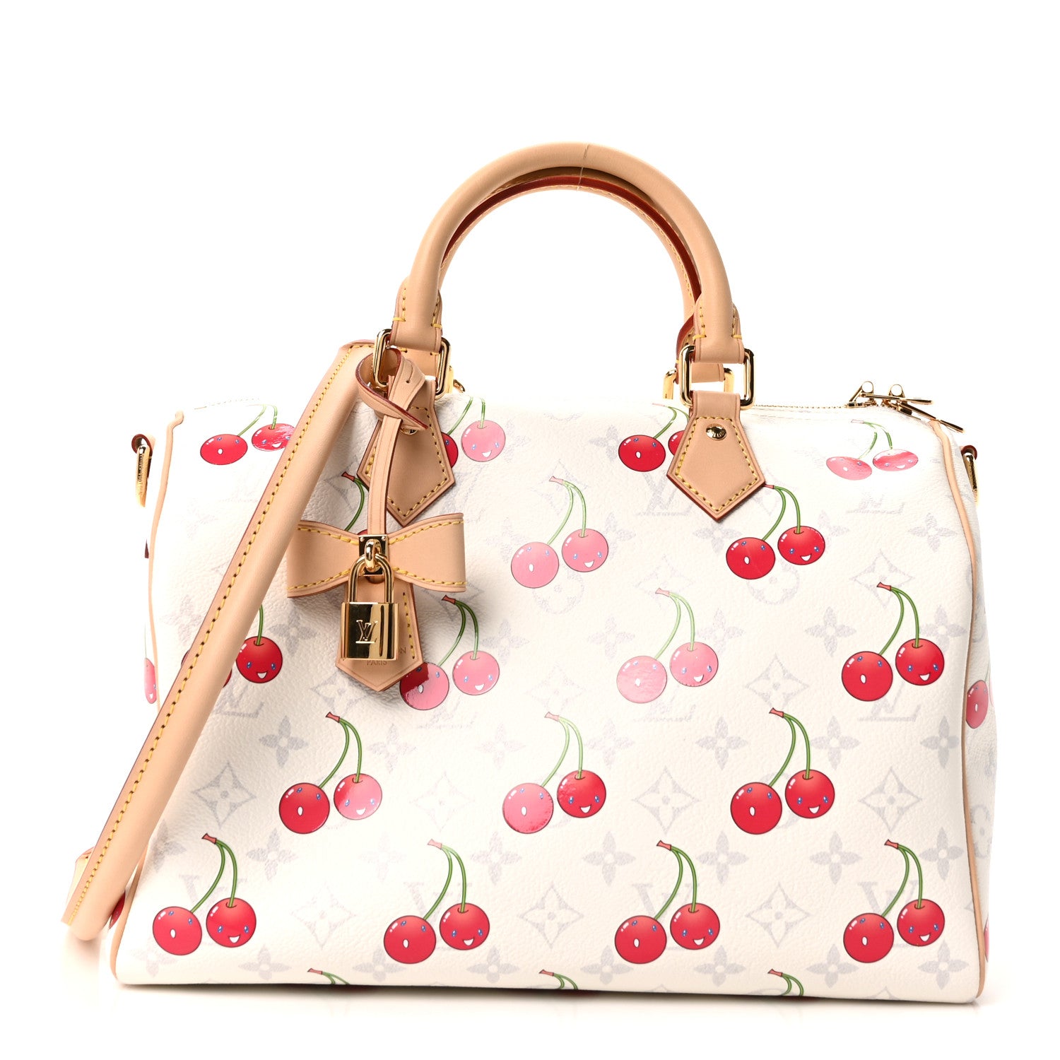 Louis Vuitton LV X TM Monogram Cerises Speedy Soft Bandouliere 30 1 of 9