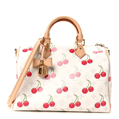 Louis Vuitton LV X TM Monogram Cerises Speedy Soft Bandouliere 30 1 of 9