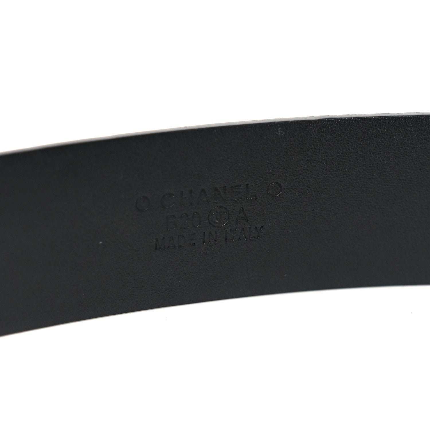 Chanel Calfskin Paris Button CC Belt 75 30 Black 4 of 6