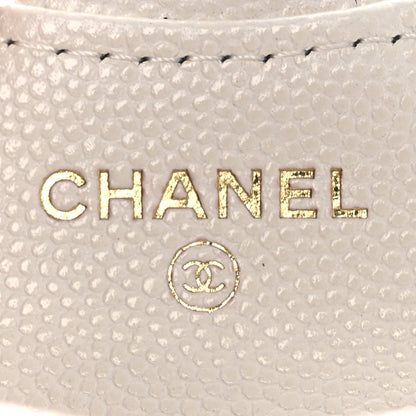 Chanel Caviar Quilted Airpods Case White 5 of 11