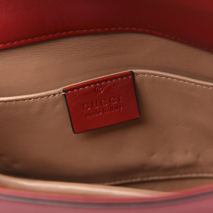 Gucci Nappa Pearl Studded Mini Queen Margaret Broadway Shoulder Bag Hibiscus Red 7 of 12