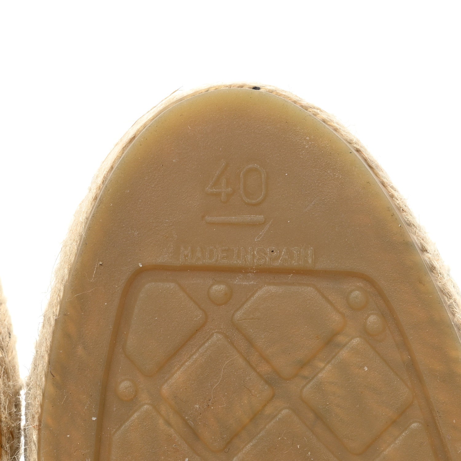 Chanel Distressed Patent CC Espadrilles 40 White Silver 6 of 8