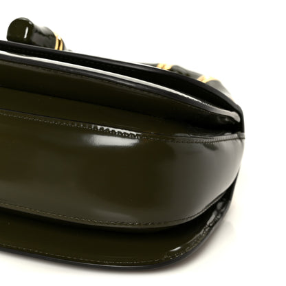 Gucci Shiny Polished Calfskin Medium Bamboo Luscious Green 12 of 13