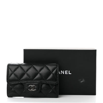 Chanel Caviar Quilted Flap Card Holder Black 9 of 9