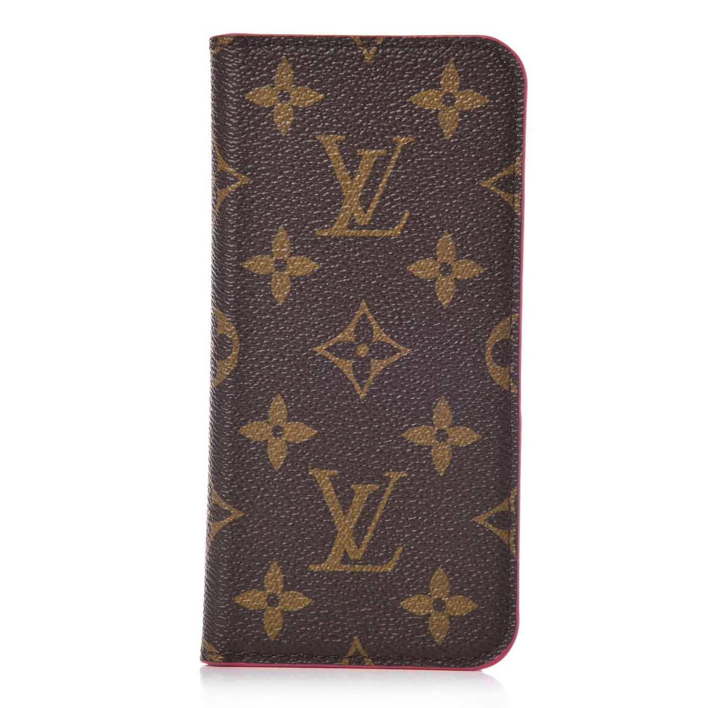 Monogram iPhone X Folio Case Rose Pop