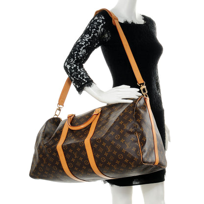 Louis Vuitton Monogram Keepall Bandouliere 55 2 of 7