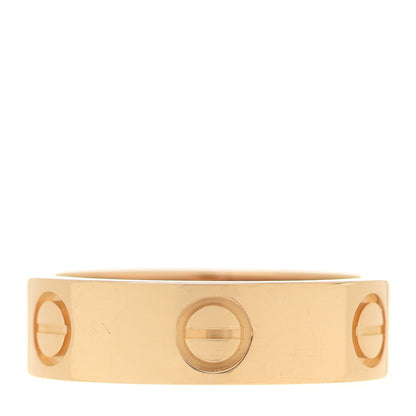 Cartier 18K Yellow Gold 5.5mm LOVE Ring 54 7 1 of 5