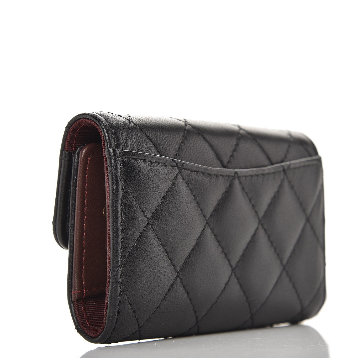 Chanel Lambskin Quilted 4 Key Holder Black 3 of 9