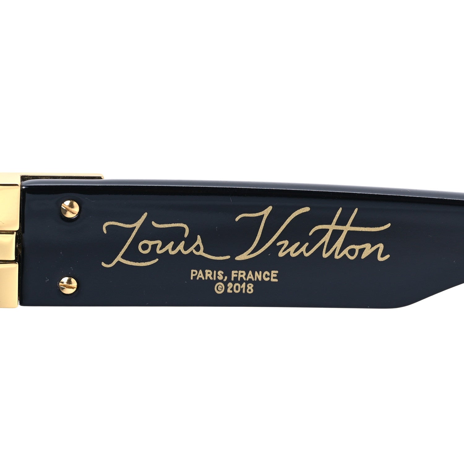 Louis Vuitton Acetate 1.1 Millionaires Sunglasses Z1165E Black 5 of 6