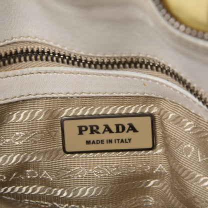 Prada Vernice Dressy Gaufre Shopping Satchel White 7 of 15