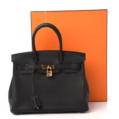 Hermes Togo Birkin 30 Black 11 of 11