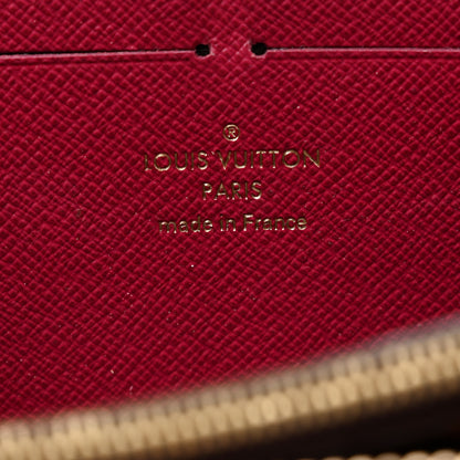 Louis Vuitton Monogram Clemence Wallet Fuchsia 6 of 9