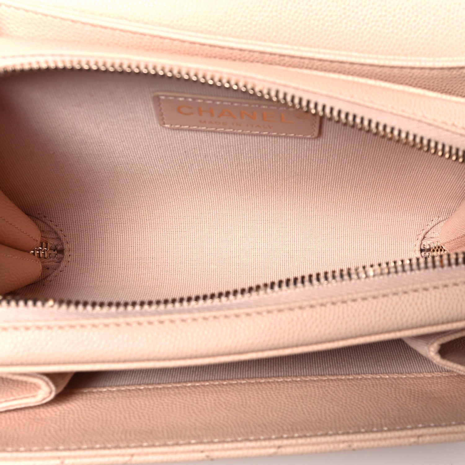 Chanel Caviar Quilted Like A Wallet Flap Light Beige 5 of 11