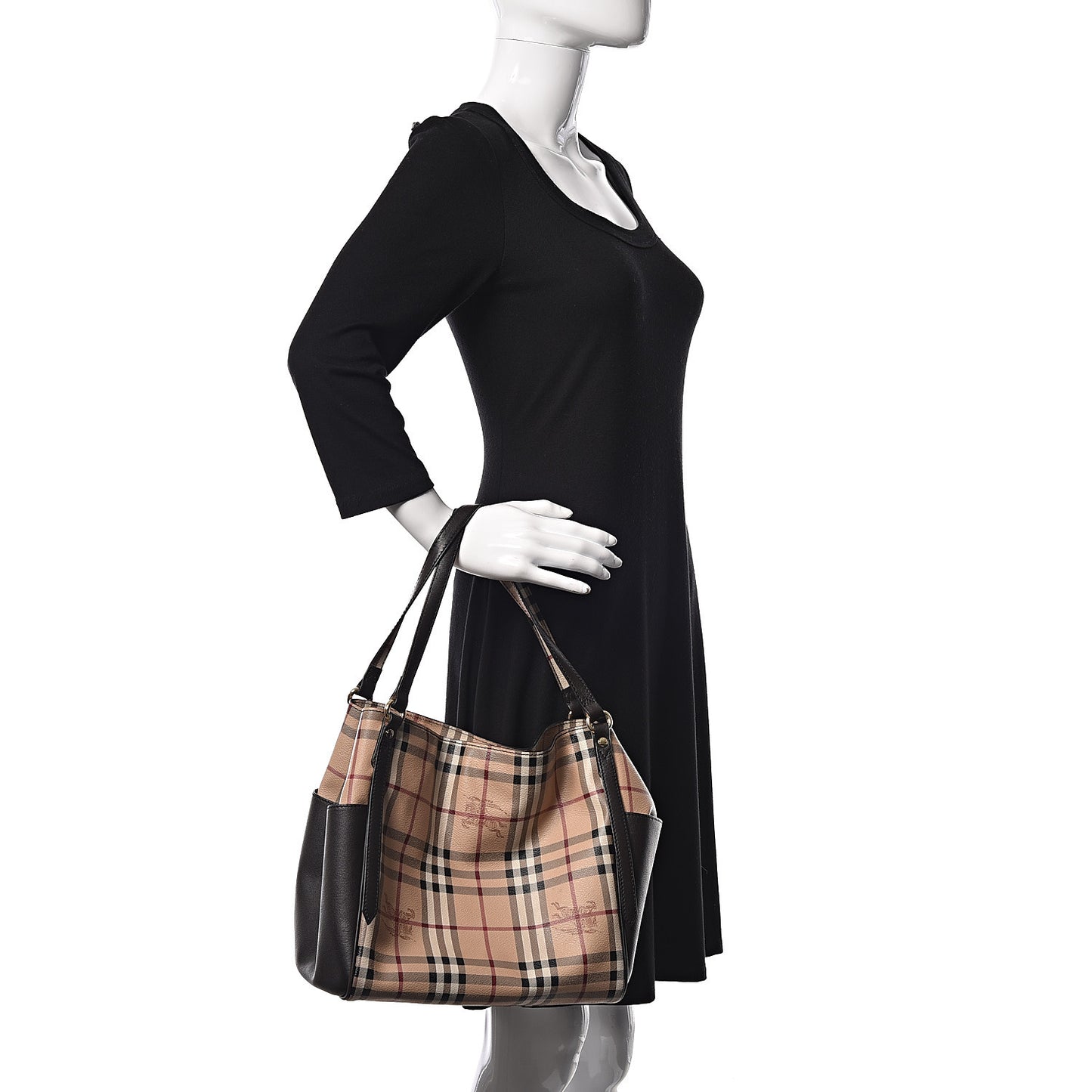 Haymarket Check Small Canterbury Tote Chocolate