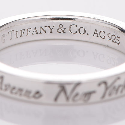 Tiffany Sterling Silver Notes Narrow Ring 48 4.25 4 of 8
