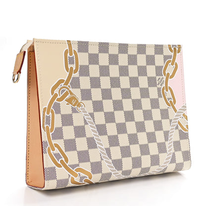 Louis Vuitton Damier Azur Nautical Toiletry Pouch On Chain 3 of 9