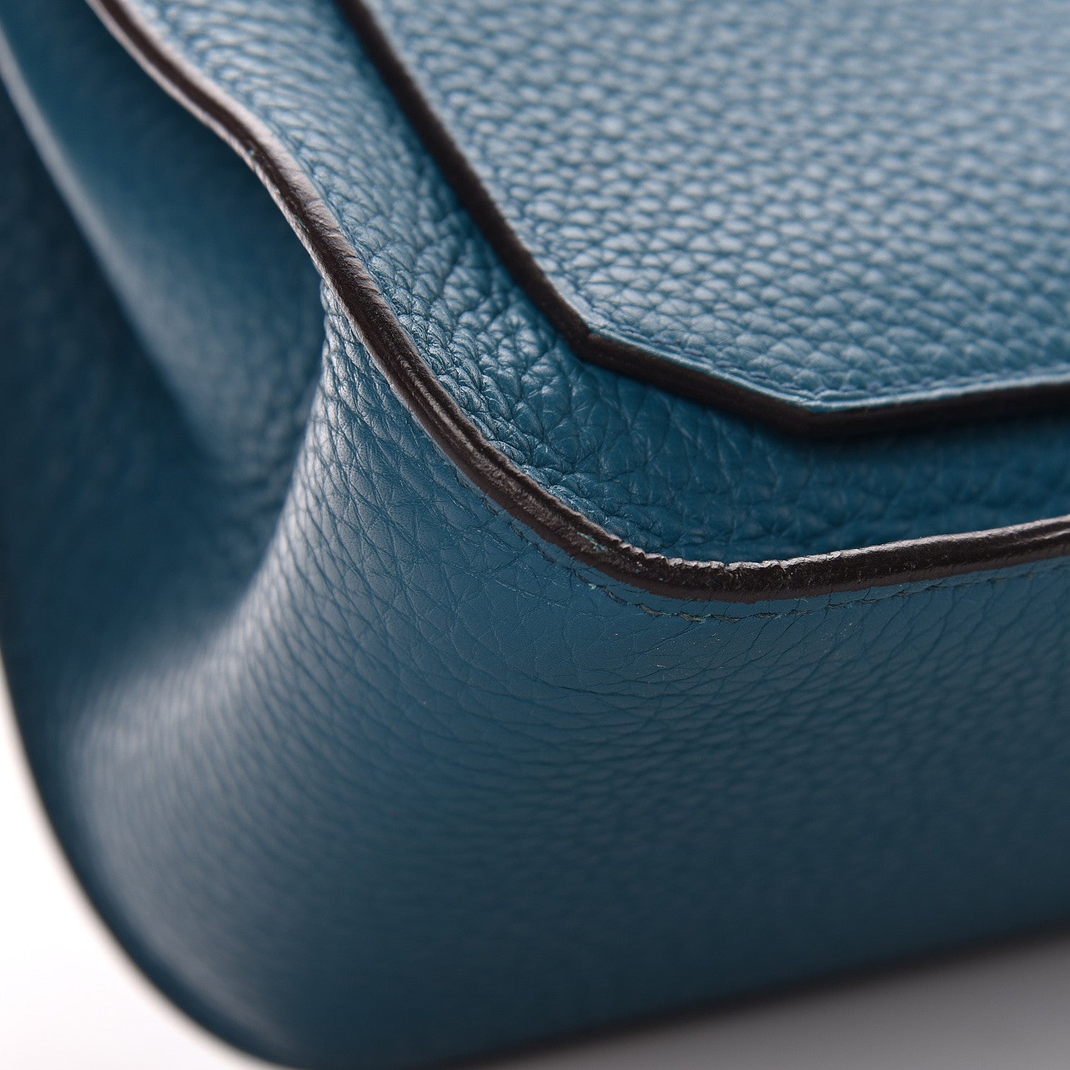 Hermes Taurillon Clemence Jypsiere 28 Bleu Izmir 11 of 17