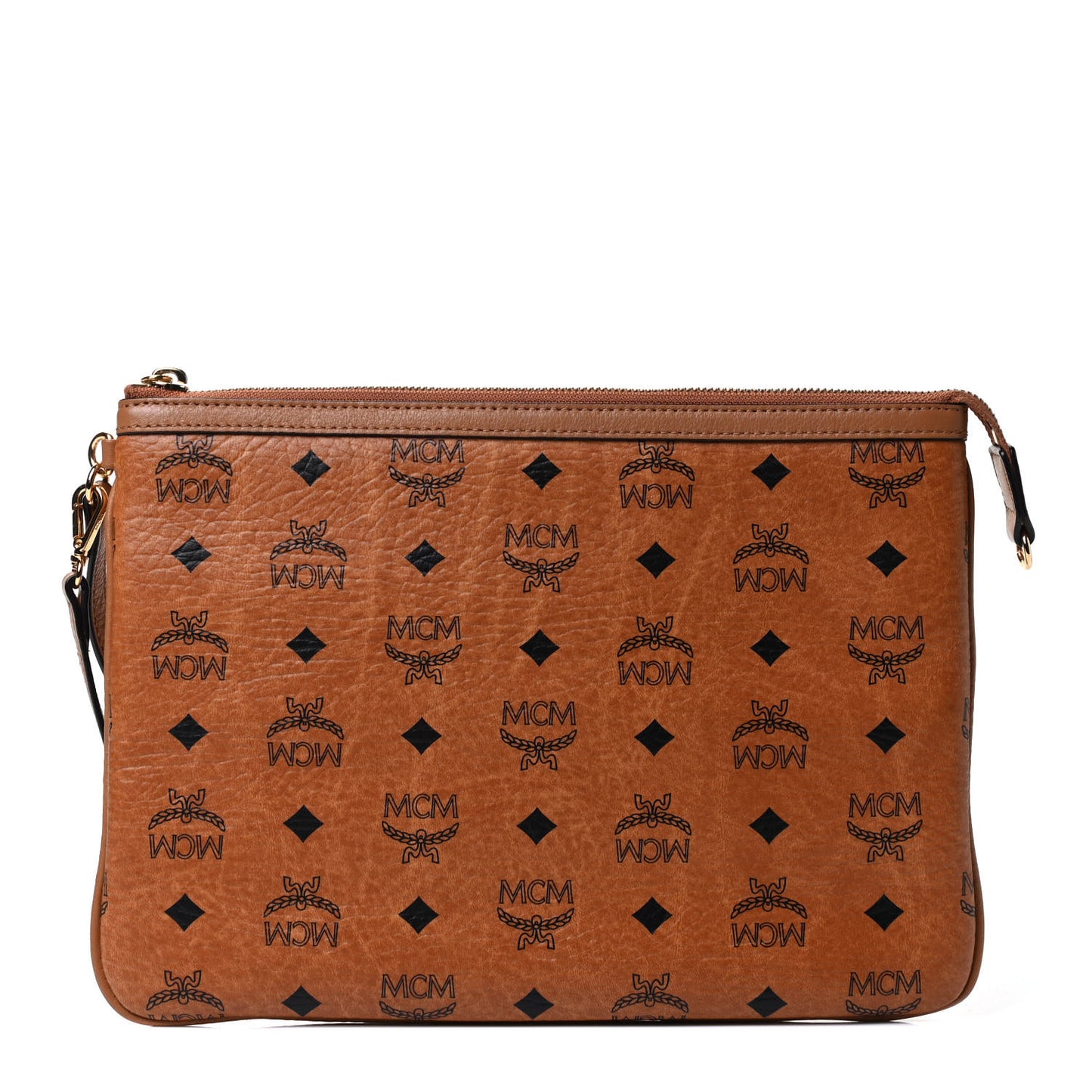 Visetos Liz Shopper Tote Pouch Cognac