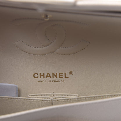 Chanel Caviar Quilted Medium Double Flap Light Beige 6 of 11
