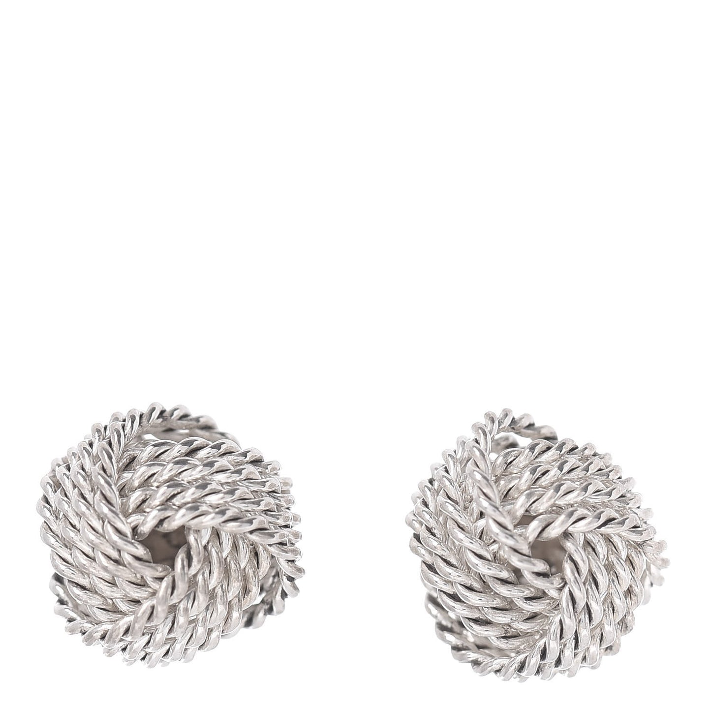 Sterling Silver Twist Knot Earrings