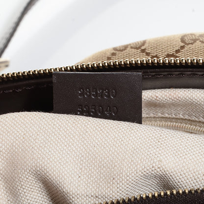 Gucci Monogram Large Sukey Top Handle Bag Beige Dark Brown 7 of 7