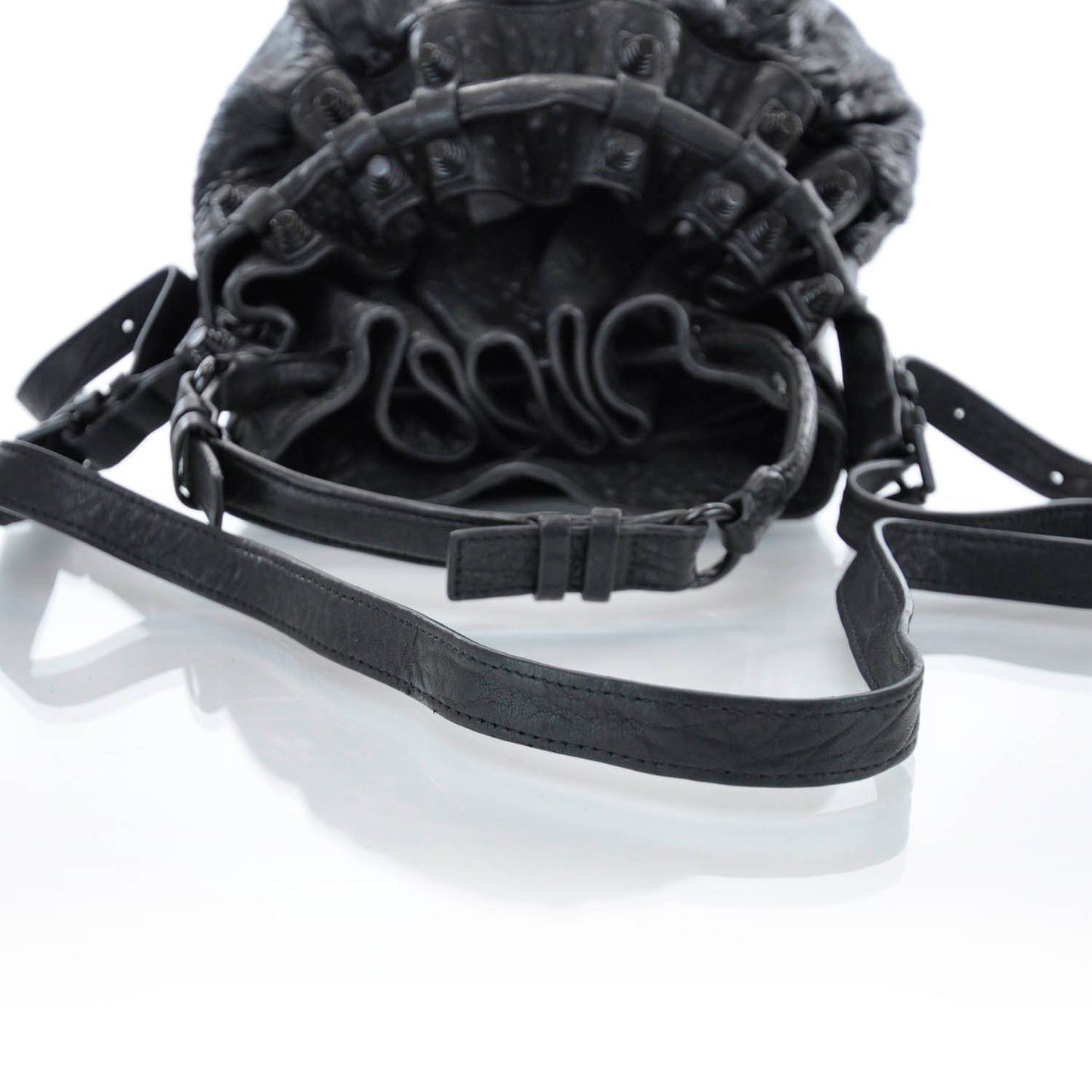 Leather Laser Cut Diego Black