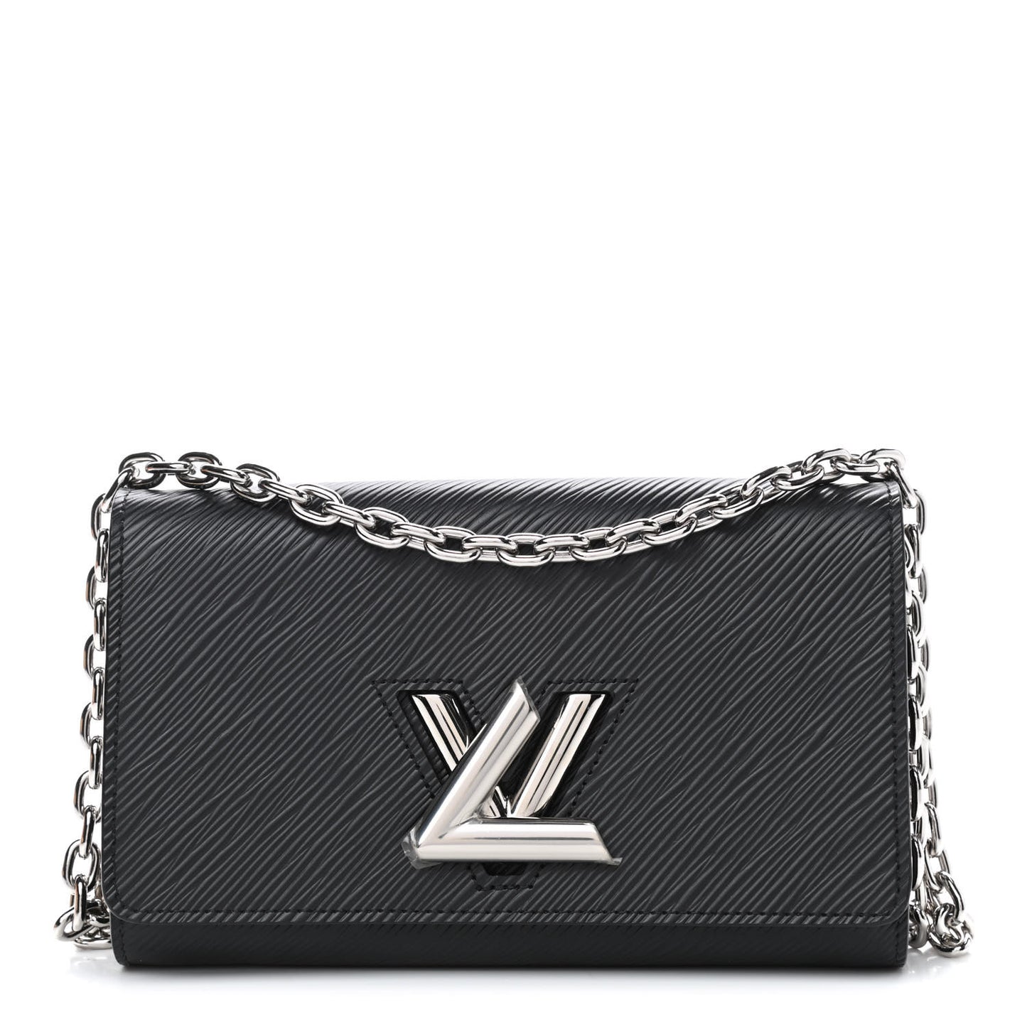 Epi Twist Chain Wallet Black