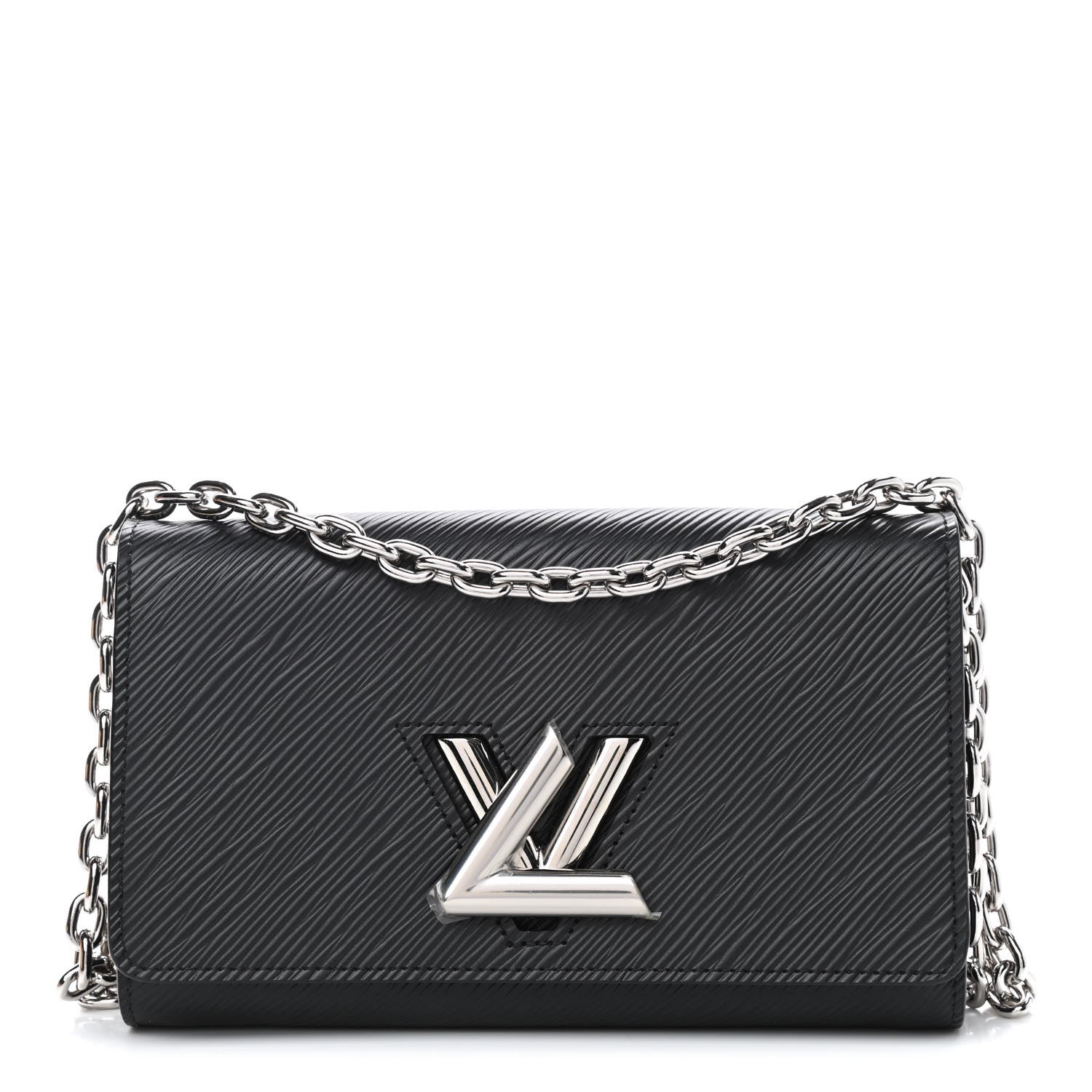 Louis Vuitton Epi Twist Chain Wallet Black 1 of 9