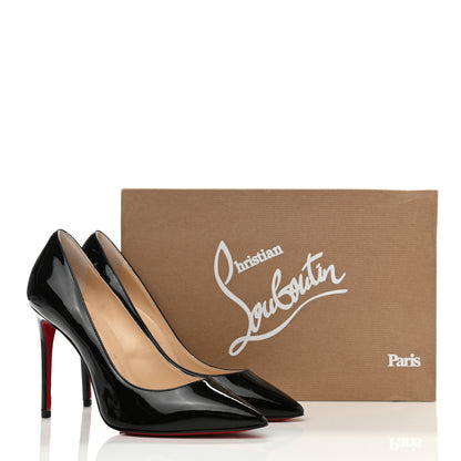 Christian Louboutin Patent Pigalle 100 Pumps 38 Black 8 of 8