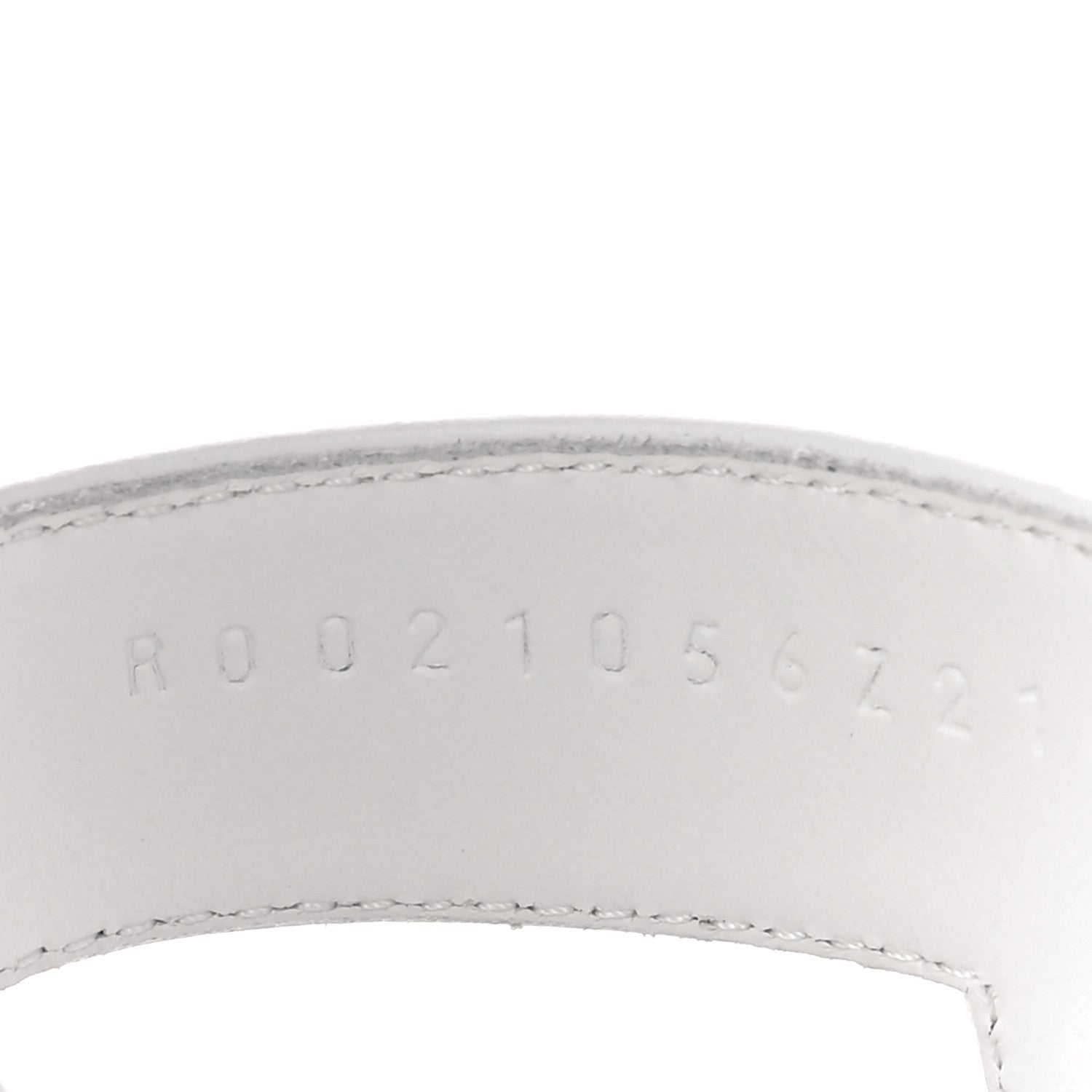 Hermes Box Calfskin Oran Sandals 41 White 10 of 11