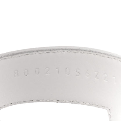Hermes Box Calfskin Oran Sandals 41 White 10 of 11