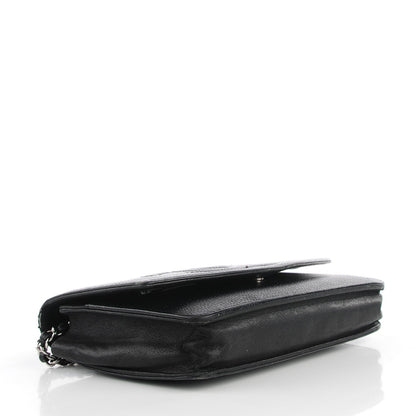 Chanel Caviar Timeless CC Wallet on Chain WOC Black 4 of 9