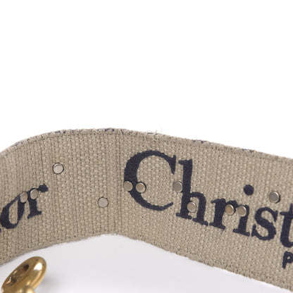 Christian Dior Oblique Studded Shoulder Strap Blue 7 of 7