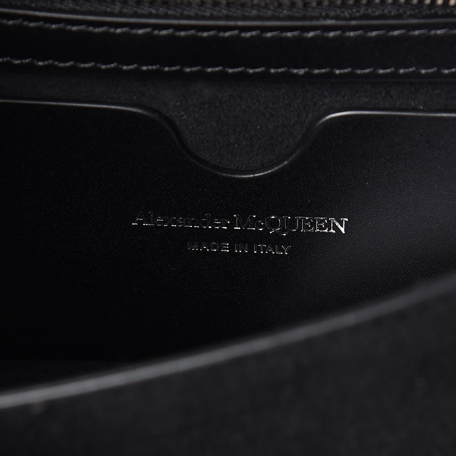 Alexander McQueen Calfskin Knuckle Crossbody Black 6 of 9