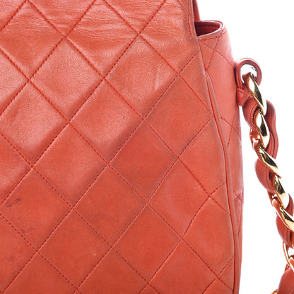 Chanel Lambskin Single Flap Red 16 of 22