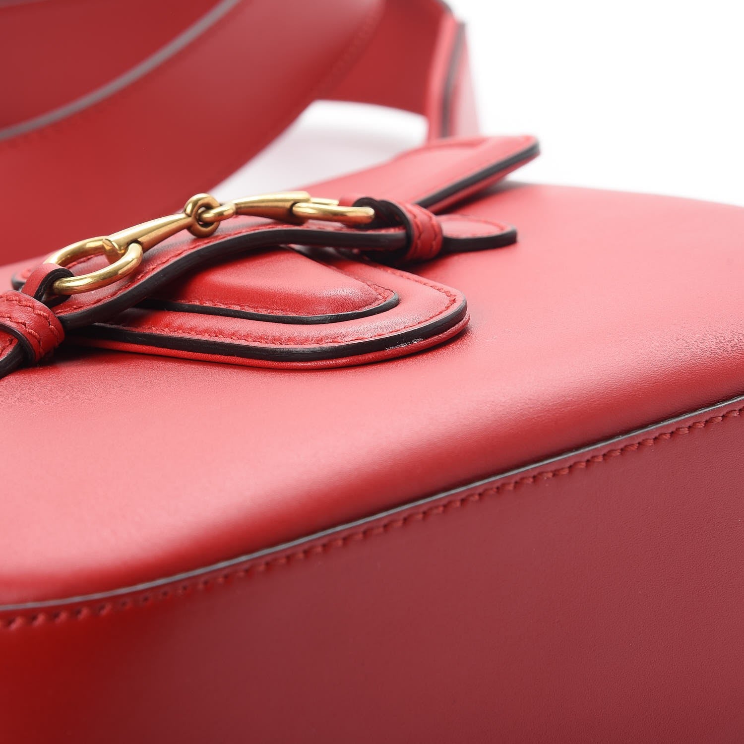 Gucci Ruinart Calfskin Medium Lady Web Shoulder Bag Hibiscus Red 9 of 9