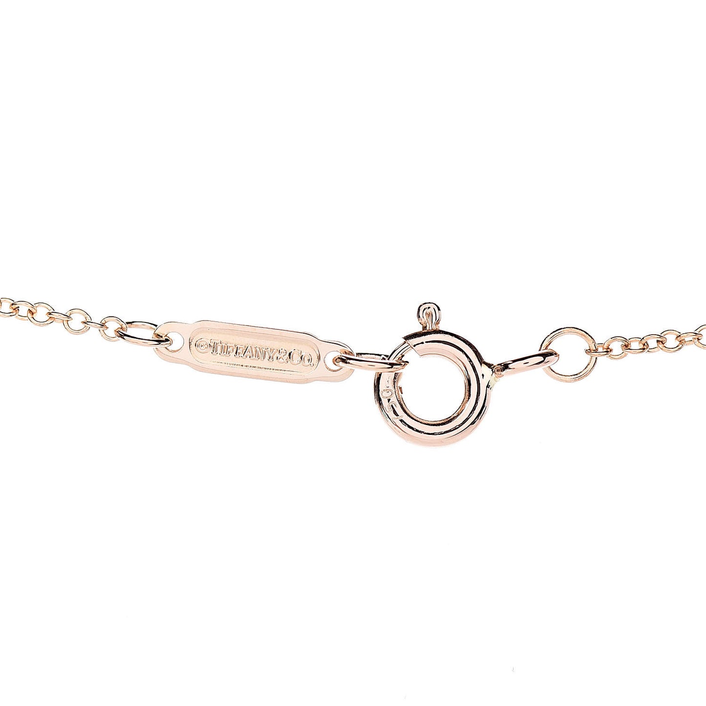 18K Rose Gold Diamond Atlas Bar Pendant Necklace