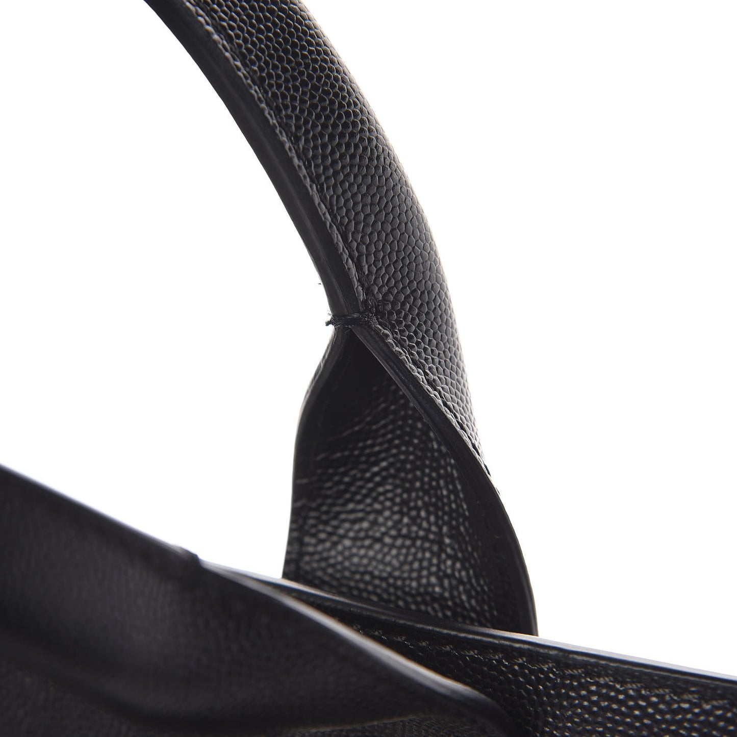 Caviar Small Studded Deauville Tote Black