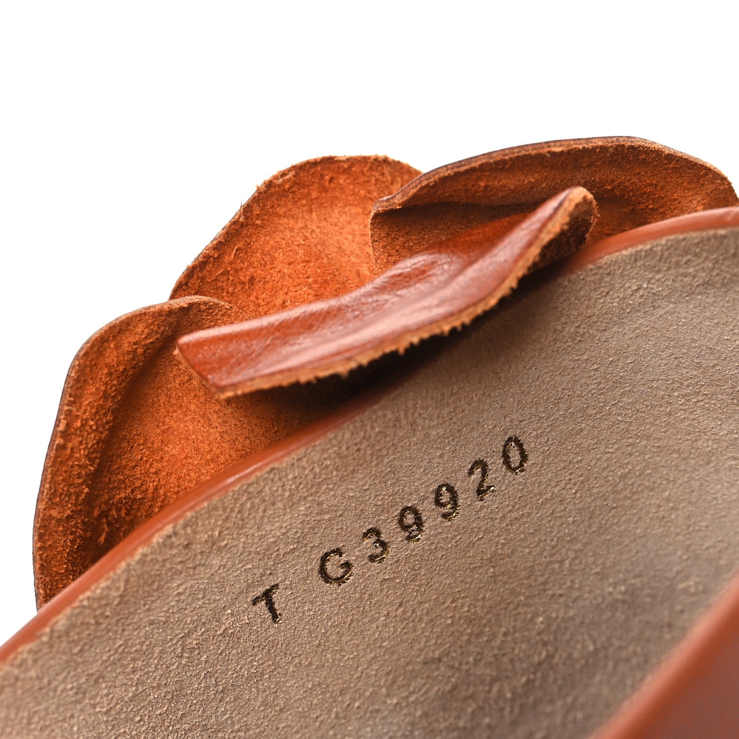 Chanel Calfskin Camellia Clogs 38  Brown 9 of 9