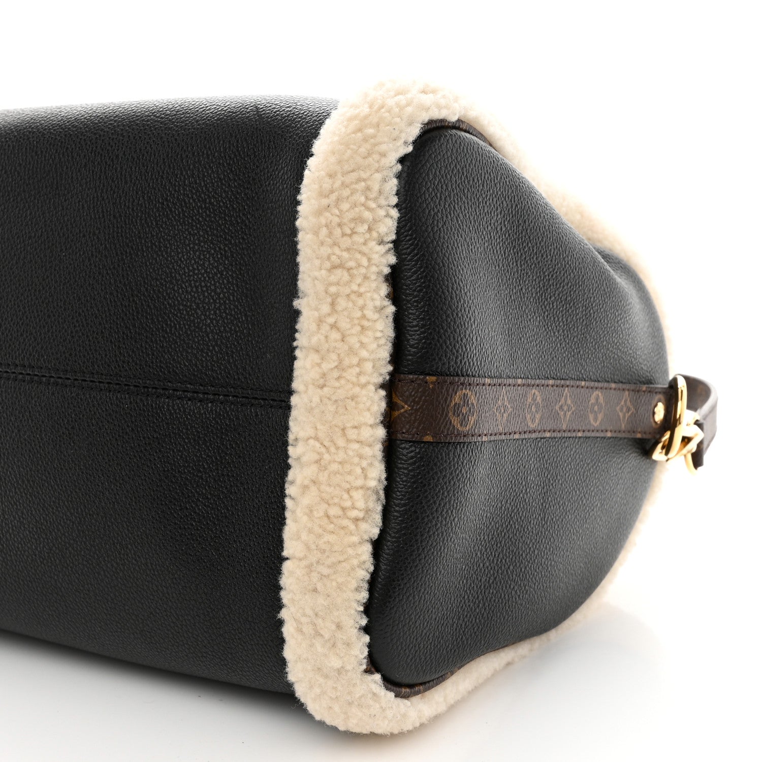 Louis Vuitton Calfskin Monogram Teddy Speedy Bandouliere 30 Black 8 of 8