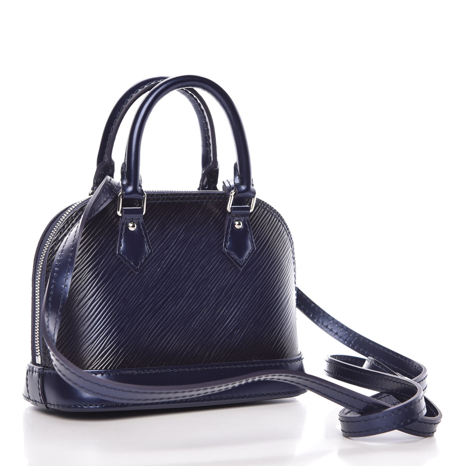 Louis Vuitton Epi Sequins Flame Alma Nano Blue Nuit 4 of 12