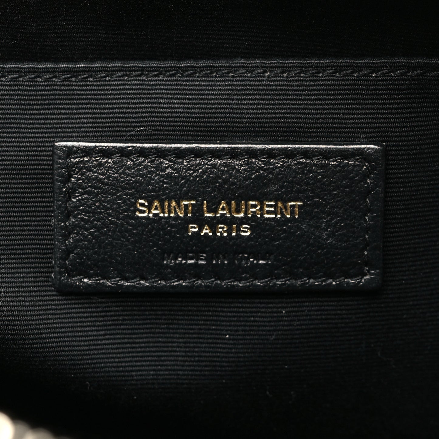 Calfskin Matelasse Monogram Lou Camera Bag Black