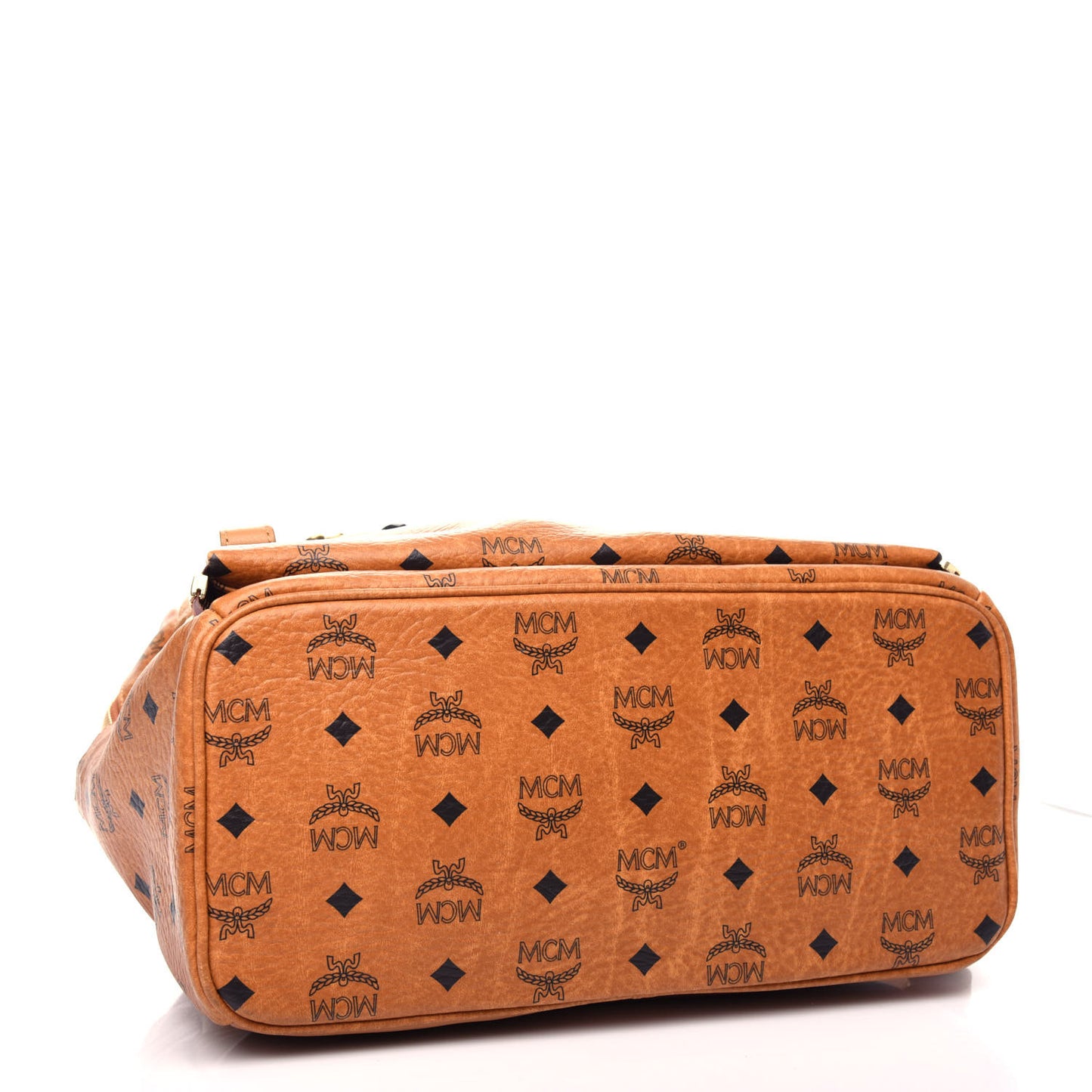 Visetos Studded Medium Dual Stark Backpack Cognac