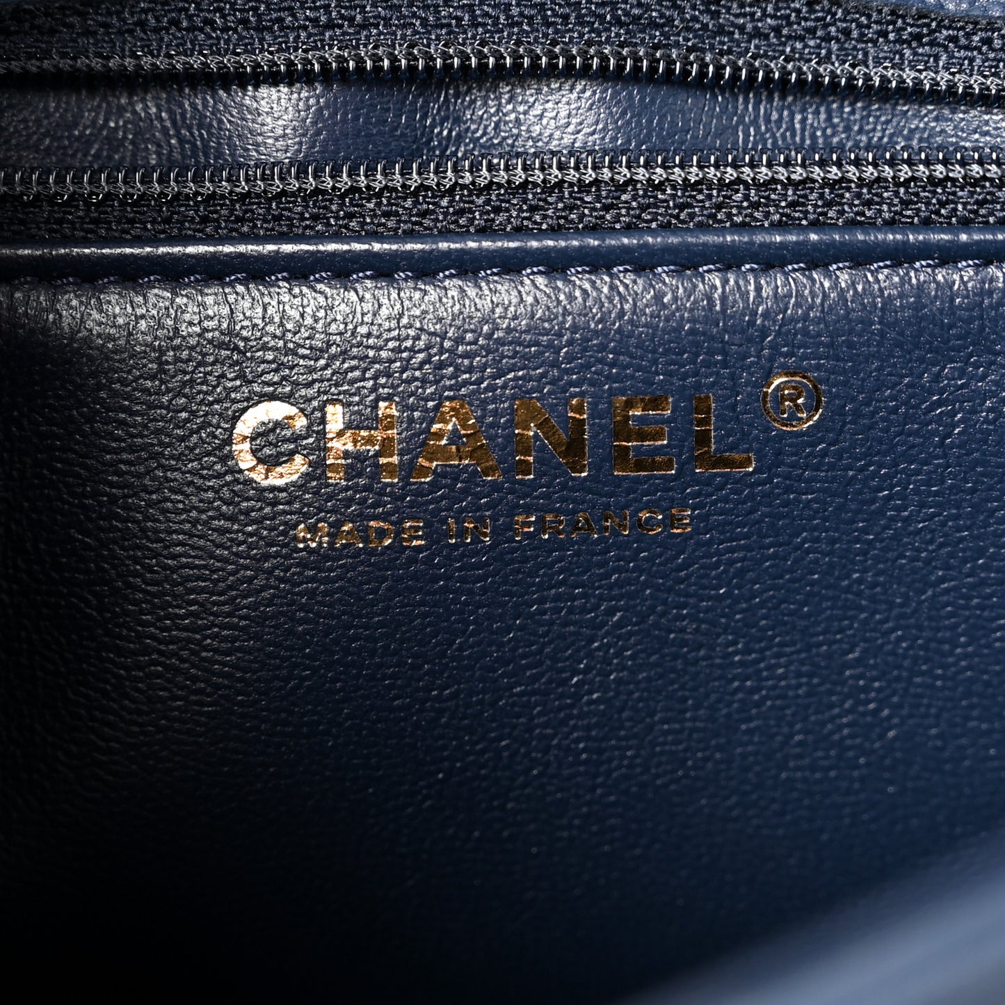 Caviar Quilted Medium Sweet Classic Flap Navy Blue